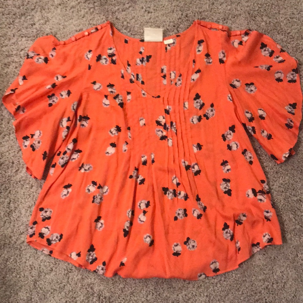 Maeve for Anthropologie Floral Blouse